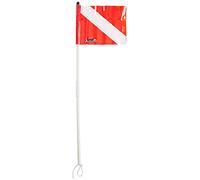 Best divers Mixte Bh093/X Best Drapeau d montable avec lastique 80 cm, Bianca/Rossa, Dimensioni del prodotto EU