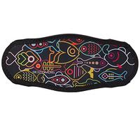 Best Divers Sangle Masque en Néoprène, double feuille, poissons, Mixte Adulte, multicolore, Taille unique