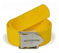 Best Divers zi0130i ceinture, porte plombs sub, boucle inoxydable, jaune