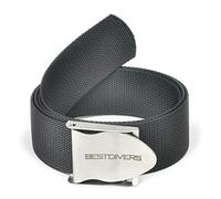 Best Divers zi0140i ceinture, porte plombs sub, boucle inoxydable, noir