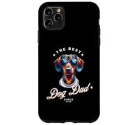 Best Dog Dad Ever Chien Papa propriétaire de Chien Teckel Cool Coque pour iPhone 11 Pro Max