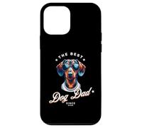Best Dog Dad Ever Chien Papa propriétaire de Chien Teckel Cool Coque pour iPhone 12 Mini