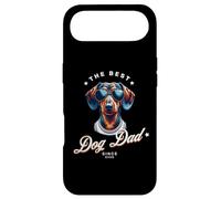 Best Dog Dad Ever Chien Papa propriétaire de Chien Teckel Cool Coque pour iPhone Air