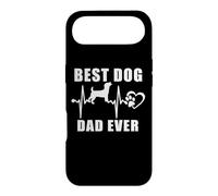 Best Dog Dad Ever Jack Russell Terrier Dog Heartbeat Paw Coque pour iPhone Air