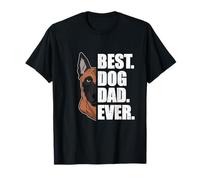 Best Dog Dad Ever Malinois Chiens Cadeau T-Shirt
