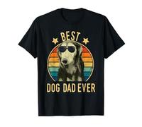 Best Dog Dad Ever Saluki Cadeau de fête des pères T-Shirt