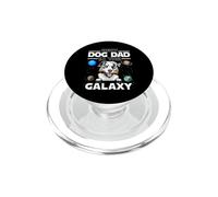 Best Dog Dad in The Galaxy Australian Shepherd Dogs Lovers PopSockets PopGrip pour MagSafe
