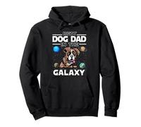 Best Dog Dad in The Galaxy Boxer Puppy Dogs Lovers Sweat à Capuche