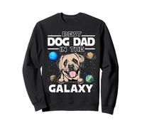 Best Dog Dad in The Galaxy English Mastiff Puppy Dogs Lovers Sweatshirt