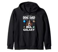 Best Dog Dad in The Galaxy English Springer Spaniel Dogs Sweat à Capuche