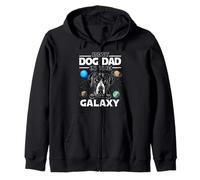 Best Dog Dad in The Galaxy Great Dane Puppy Dogs Lovers Sweat à Capuche