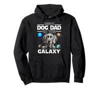 Best Dog Dad in The Galaxy Weimaraner Puppy Dogs Lovers Sweat à Capuche