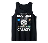 Best Dog Dad in The Galaxy West Highland White Terrier Dogs Débardeur