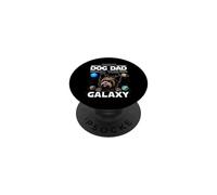 Best Dog Dad in The Galaxy Yorkshire Terrier Dogs Lovers PopSockets PopGrip Adhésif