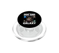 Best Dog Dad in The Galaxy Yorkshire Terrier Dogs Lovers PopSockets PopGrip pour MagSafe