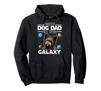 Best Dog Dad in The Galaxy Yorkshire Terrier Dogs Lovers Sweat à Capuche
