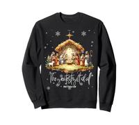Best Ever Christmas Crèche de Noël Chrétienne Sweatshirt
