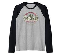 Best Feeling Christmas Season Christian Xmas Manche Raglan