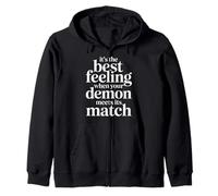 Best Feeling When Your Demon Meets Its Match - Sweat à Capuche