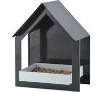 Fallen Fruits Mangeoire murale FB406 Ltd en métal pour oiseaux Noir