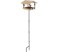 Best For Birds - Mangeoire sur pique en Pin et fer Noir G