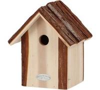 Best For Birds - Nichoir pour oiseaux avec toît en écorce Mésange bleue naturel