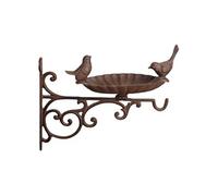 Fallen Fruits Mangeoire pour oiseaux FB163 avec support mural Marron 23,6 x 28,1 x 23,4 cm