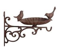 Fallen Fruits Mangeoire pour oiseaux FB163 avec support mural Marron 23,6 x 28,1 x 23,4 cm