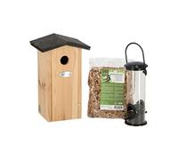 Best For Birds - Set abri mangeoire et graines oiseaux Pour mésanges charbonnières