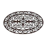 Best for Boots Esschert Paillasson Ovale en Fonte Marron 49 x 74 x 2 cm