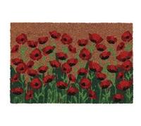 Best For Boots - Paillasson en coco et PVC 60 x 40 cm Coquelicots Multicolore G