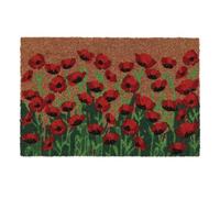 Best For Boots Paillasson en Fibres de Coco Coquelicots 60 x 40 cm