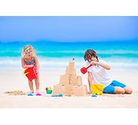 Best for Garden | 50 KG Quarzsand Spielsand - Getestet, Fein & Umweltfreundlich für Sandkasten, Spielbereiche & Dekoration - Natürlich & Sicher