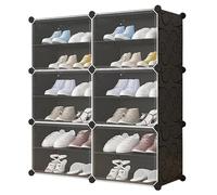 Best For Home Meuble à chaussures modulable à 12 niveaux