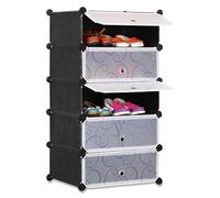 Best For Home Meuble à chaussures modulable à 5 niveaux