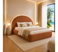 Best For Home POSO 040 Lit à sommier tapissier 160 x 200 cm avec matelas Bonell taille complète sans surmatelas