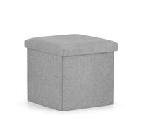 Best For Home Pouf pliable M - 30 x 30 x 30 cm - Gris