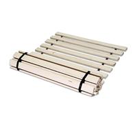 Best for Home Sommier à Lattes en Bois | Sommier Pliable 120x200 facile à ranger, déplacer | Sommier à Lattes composé de 15 lattes en bois massif | Sommier Déroulable Compatible Tous Types de Matelas