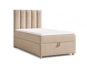 Best For Home Trinity Single K-10 lit Adulte avec Matelas et Ressorts - 100 x 200 cm - Beige