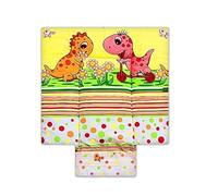 Best For Kids - Matelas à Langer 70x50 | Tapis à Langer Pliable et Nomade | Matelas à Langer Bébé Lavable en Coton 100% | Matelas Souple pour Table à Langer | Plusieurs Tailles et Couleurs Disponibles