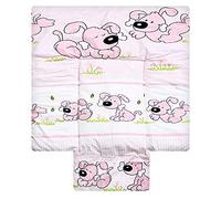Best For Kids Matelas a langer spécial CUDDLY SOFT ave 100% coton Tapis de table a langer 3 en 1 en taille 70x50 avec norme Öko Tex