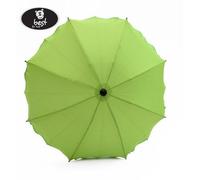 BEST FOR KIDS- Parapluie de poussette, La dernière technologie Protection UV maximale Standard 801 Widen Sun & Rain Housse de protection pour soleil et pluie Doux, respirant, flexible et pliable Support de parasol ajustable Sun Canopy, ajustement universel pour poussette, Buggy, ETC en 15 couleurs au choix (vert pomme)
