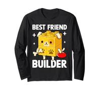 Best Friend Builder Dog Creative Block Manche Longue