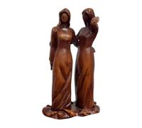 Best Friend Figurine - Resin Modern Abstract Art Statue, Two Sisters Friendship Collectible Figurines | Women Girls Birthday Holiday Party Home Bedroom Living Room Apartment Office, Decorative Sculptu