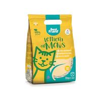 Best Friend - Litière agglomérante pour Chat, Sable de maïs, 100% d'origine végétale, Jusqu'à 30 Jours d'utilisation, Jetable dans Le Organique ou Les Toilettes, 5.5L/ 3 kg, 1 pièce