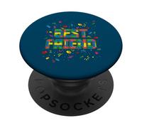 Best Friend of The Birthday Kid Brick Builder Birthday Squad PopSockets PopGrip Adhésif