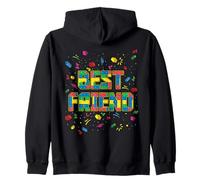 Best Friend of The Birthday Kid Brick Builder Birthday Squad Sweat à Capuche