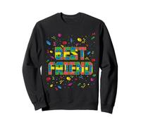 Best Friend of The Birthday Kid Brick Builder Birthday Squad Sweatshirt