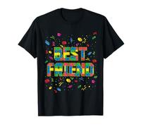 Best Friend of The Birthday Kid Brick Builder Birthday Squad T-Shirt