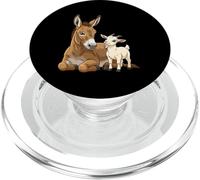 Best Friends Amitié réconfortante âne et chèvre PopSockets PopGrip pour MagSafe